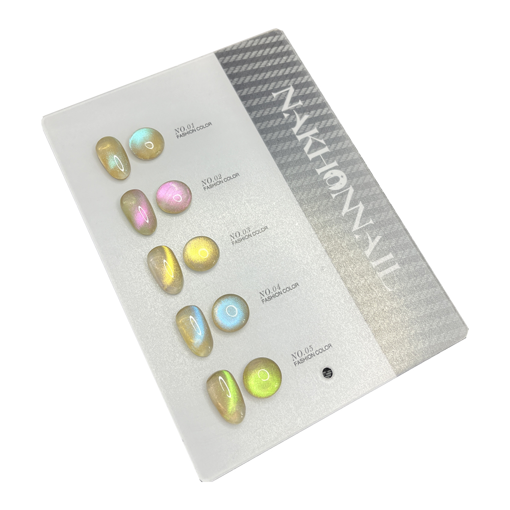 Nail Art Cat Eye - NAKHONNAIL 2024 Nieuwe Sparkle Fashion 5