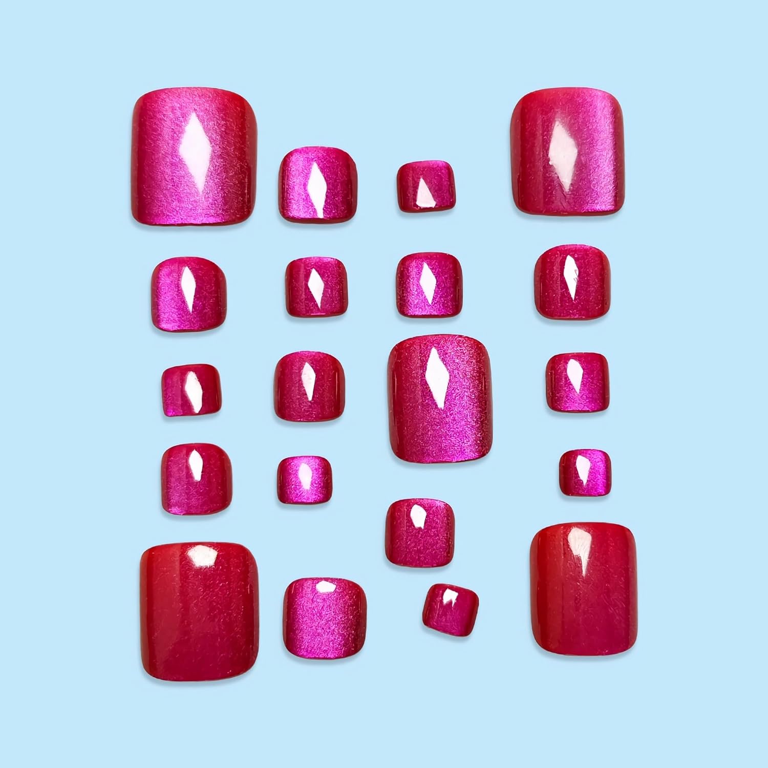 96 STKS Acryl Naaivoet Vormige - Nail Art Cat Eye recensie en prijs