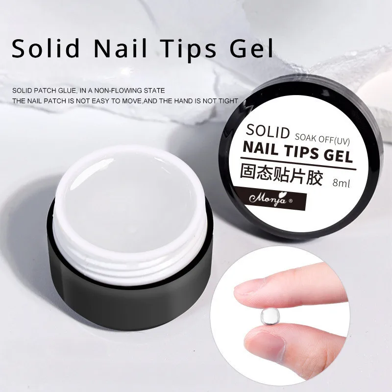 3 stks/set Solid Nail Tips Gel - Nail Art Gel Polish recensie en prijs