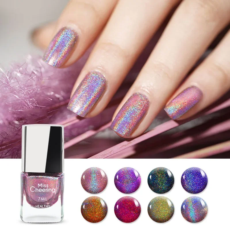 Laser Glitter Nagellak Zeven K - Nail Art Rainbow recensie en prijs