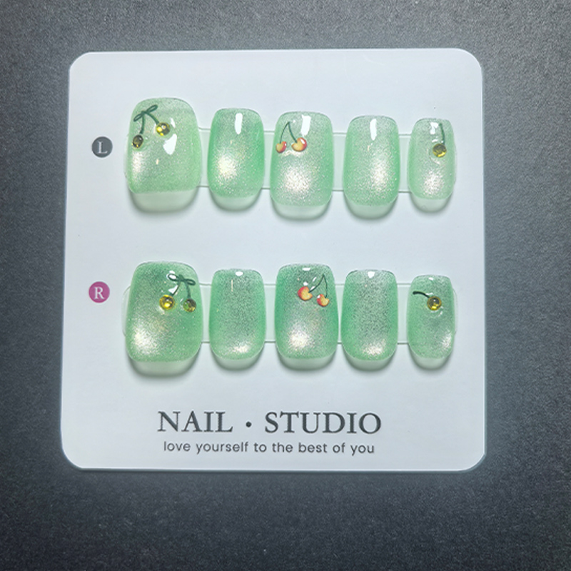 Cat Eye Press on Nails 10 stuk - Nail Art Cat Eye recensie en prijs