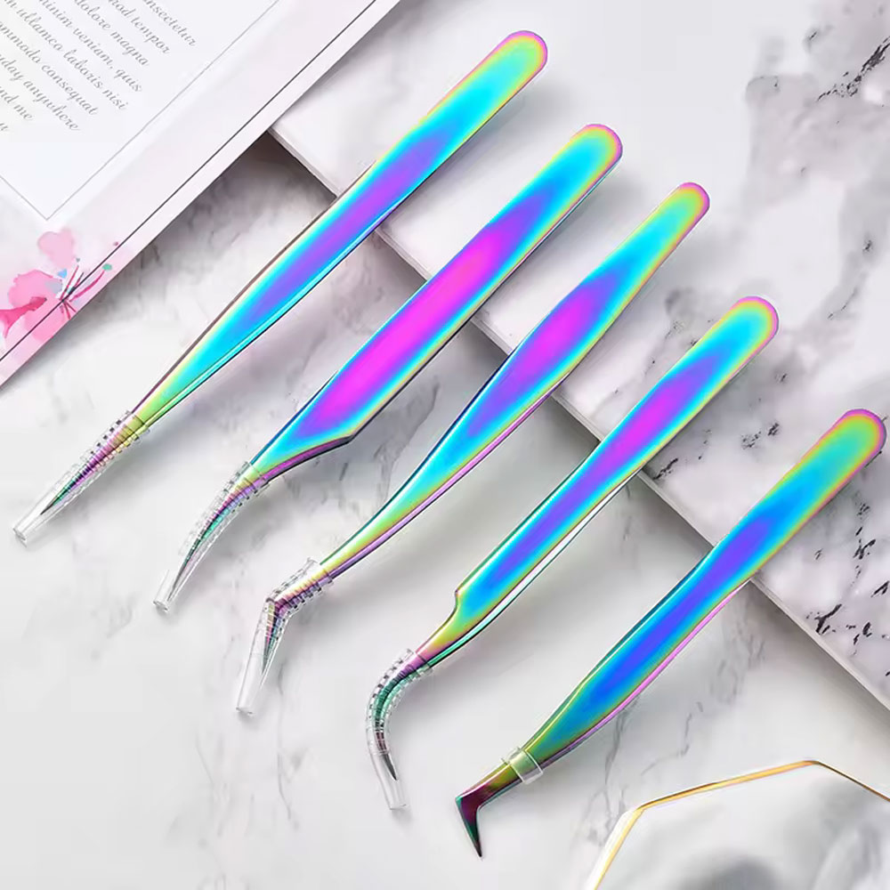 4 stuks regenboog wimpers pinc - Nail Art Rainbow recensie en prijs