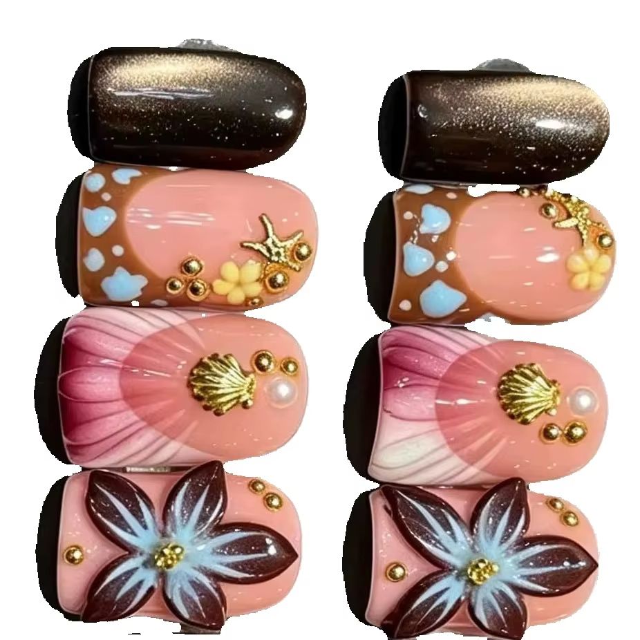 10 stks/set Naakt Roze Gradiën - Nail Art Cat Eye recensie en prijs