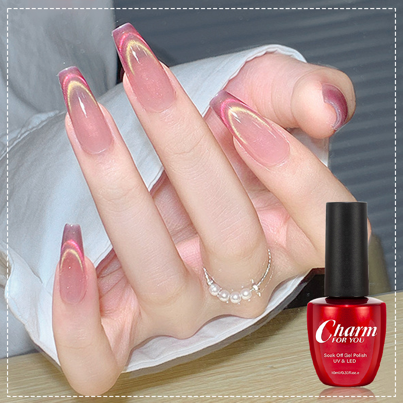 6 kleuren Aurora Cat Eye magne - Nail Art Rainbow recensie en prijs