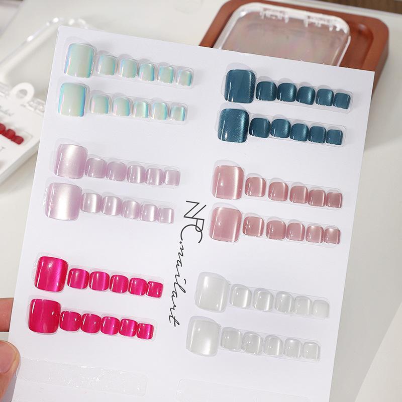 10 stuks/doos Franse nepnagels - Nail Art Extension Cat Eye recensie en prijs