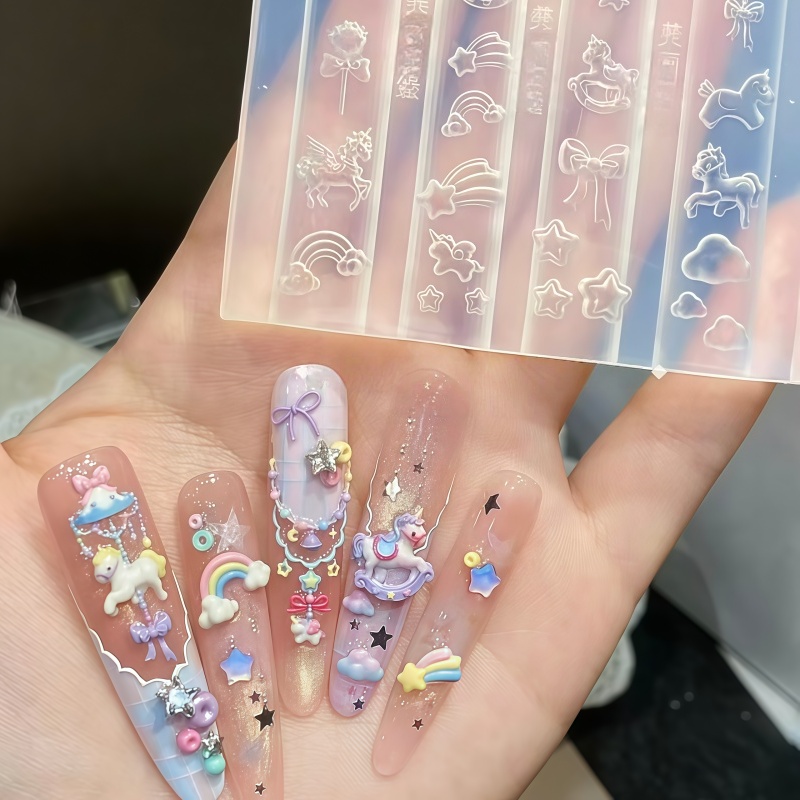Dromerige Eenhoorn Regenboog P - Nail Art Rainbow recensie en prijs