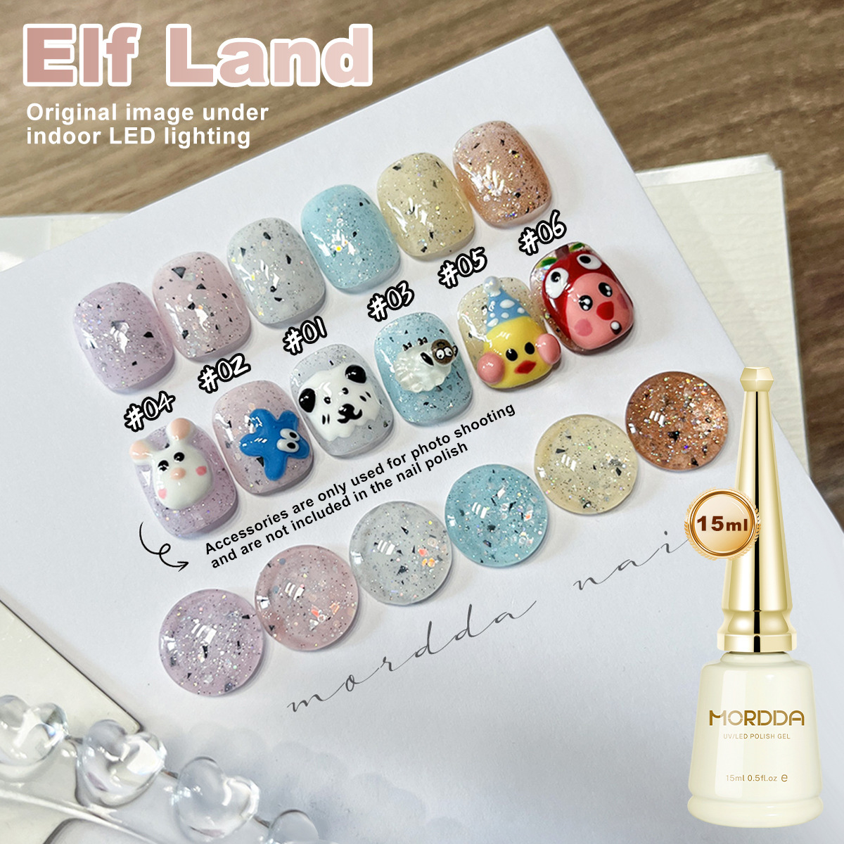 6 kleuren 15ml Rainbow Series  - Nail Art Rainbow recensie en prijs