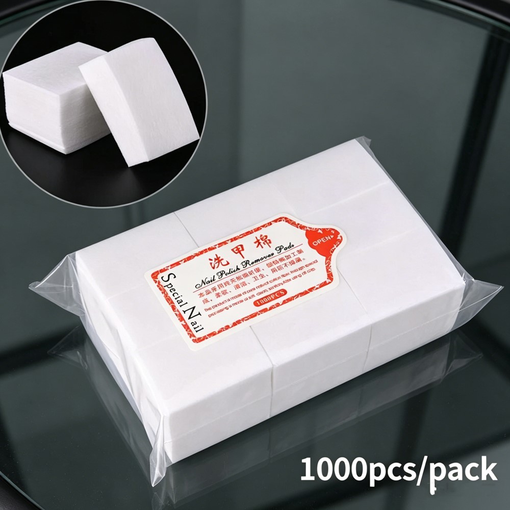 1000 stuks pluisvrije nageldoe - Nail Art Gel Polish recensie en prijs